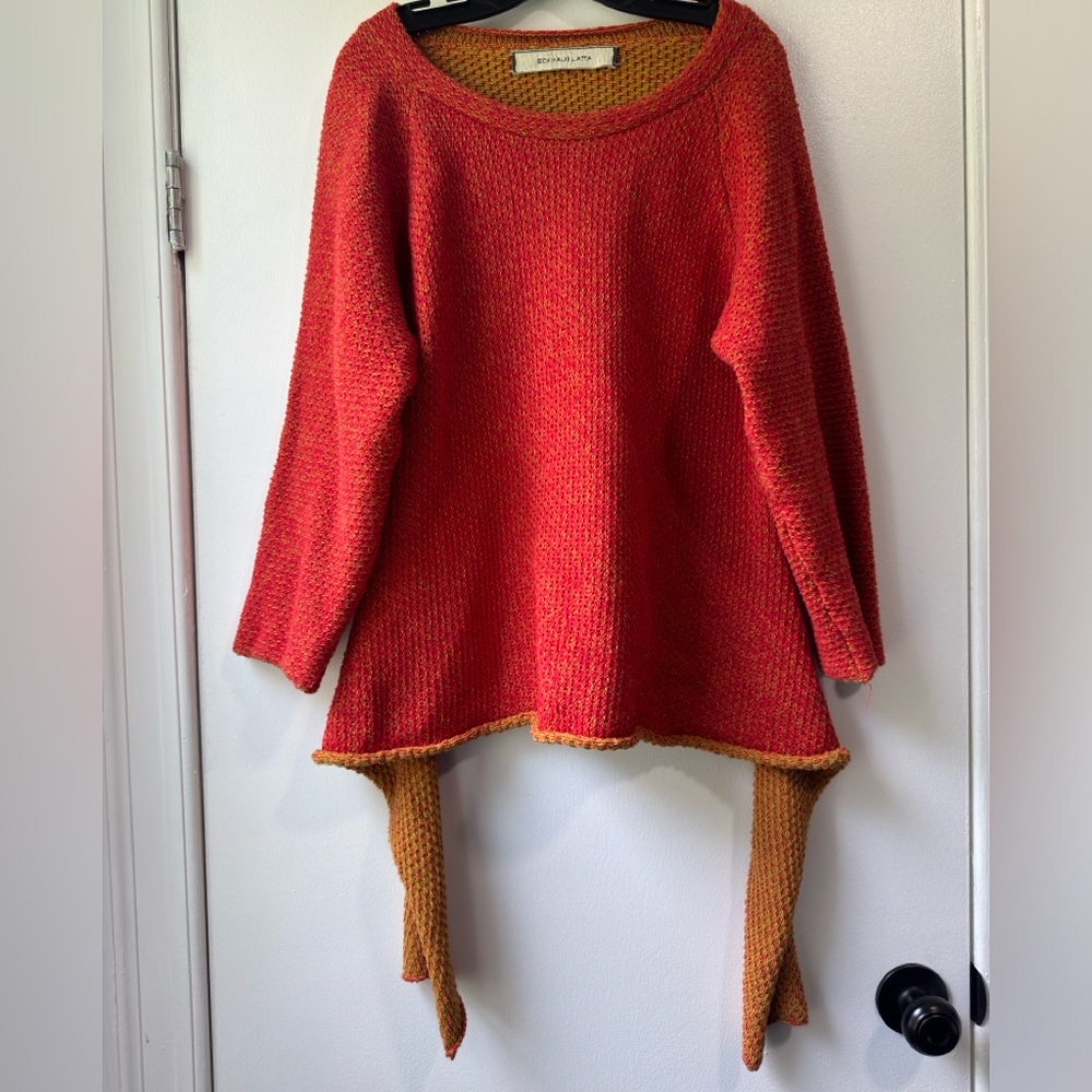 Eckhaus Latta Crewneck Tie Back Sweater Size S